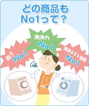 どの商品もNo1って？